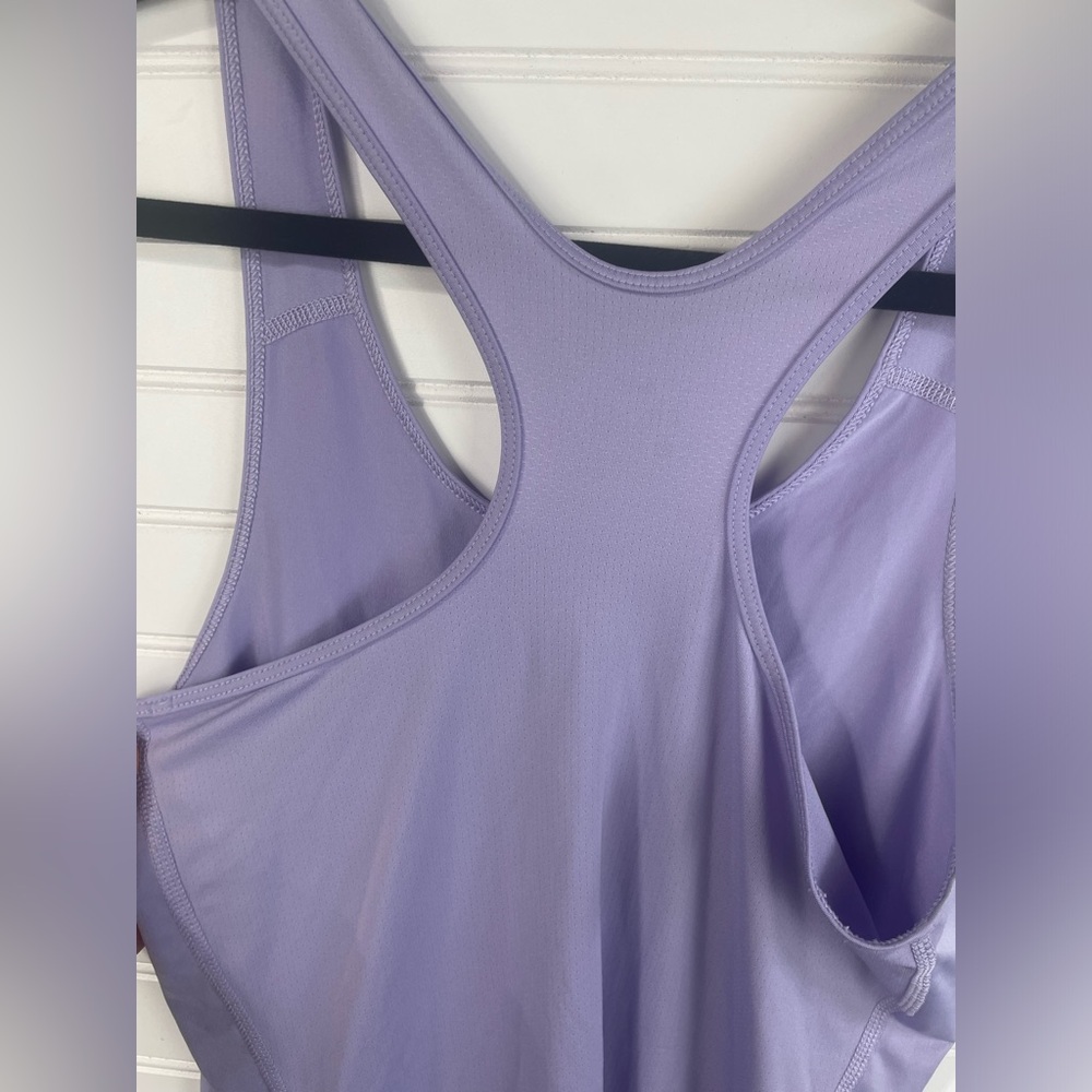 Nike Lavender Athletic Racerback Mesh Fitted Tank Top Medium Women’s EUC - Picture 5 of 8